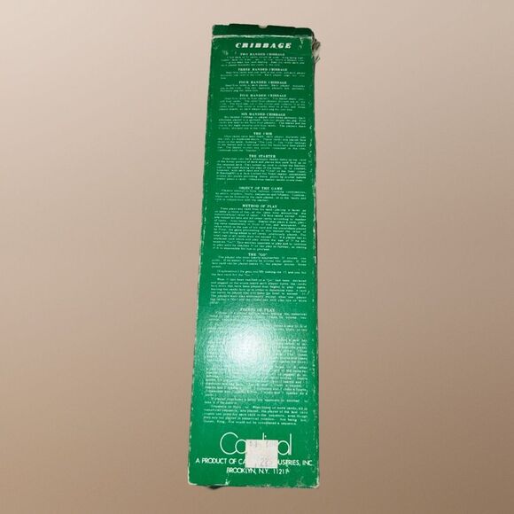 Vintage Cardinal Wood Cribbage Board & Pegs Original Box - Picture 5 of 6